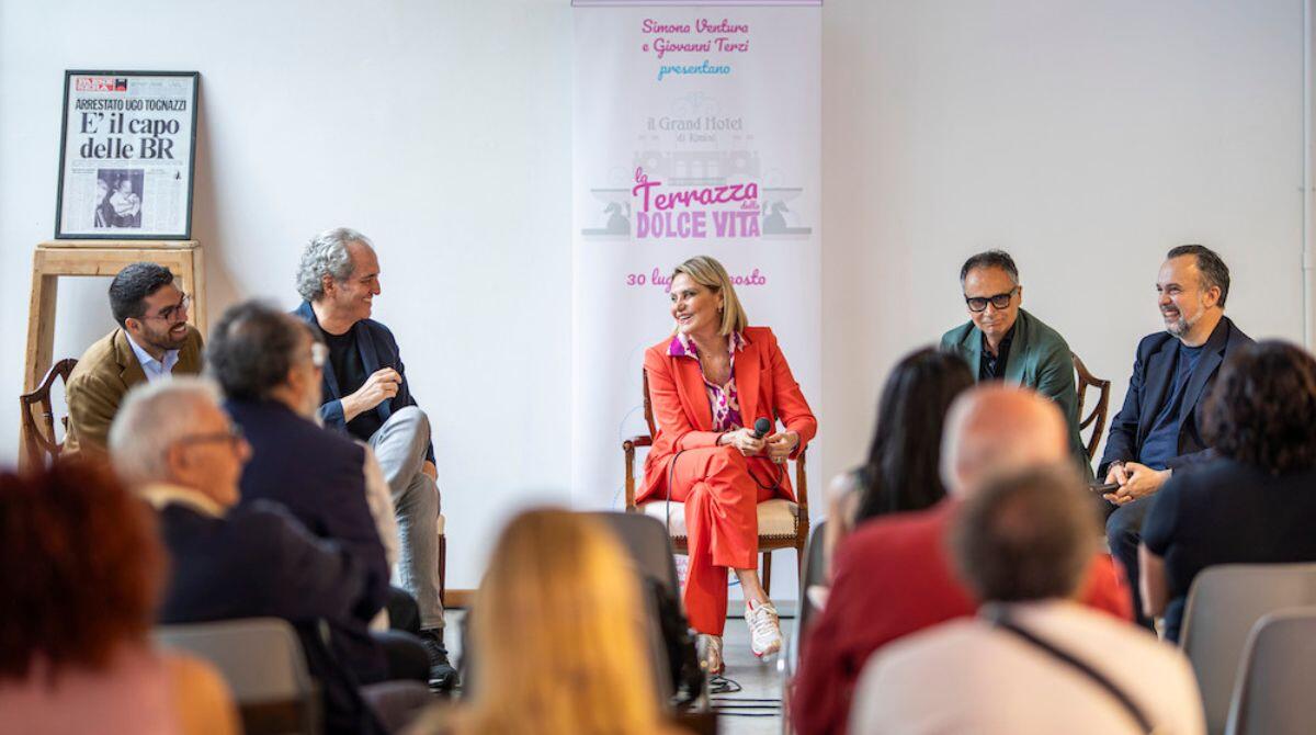 Gino Cecchettin, Scanzi e Giancarlo Giannini tra gli ospiti della Terrazza della Dolce Vita - Simona Ventura alla conferenza di presentazione dell'edizione 2024