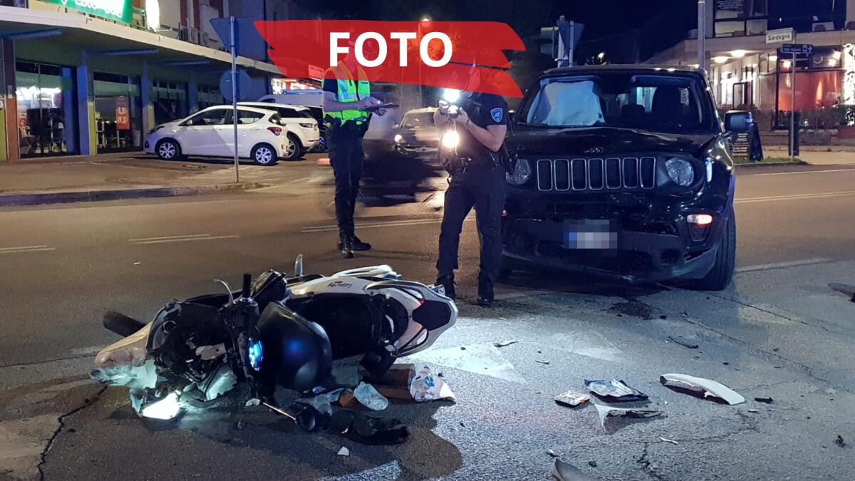 Frontale tra scooter e auto a Riccione, grave 39enne - Il luogo dell'incidente