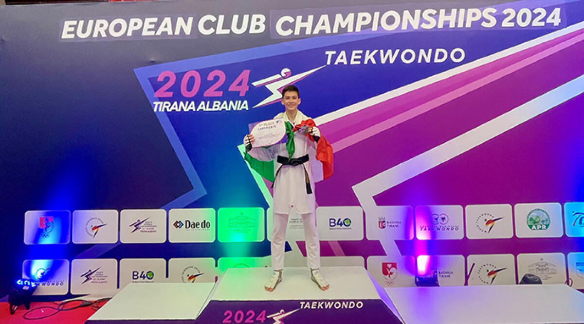 Taekwondo: Andreas Miserendino campione europeo Cadetti e nuovo N.1 del Ranking - Andreas Miserendino