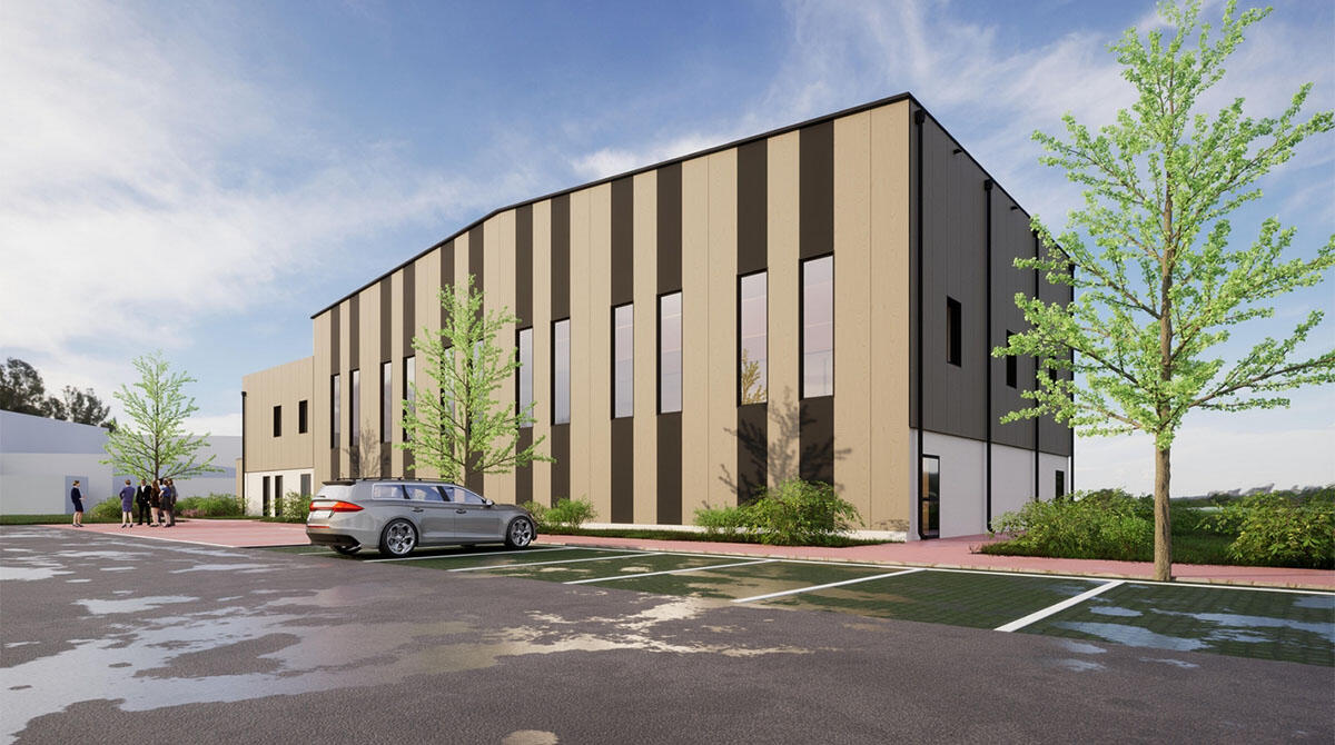 Santarcangelo, in estate al via i lavori per la Cittadella dello Sport - Rendering della nuova palestra