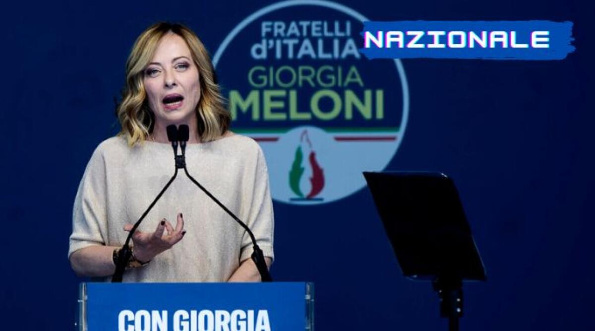 Europee, la Premier Meloni: "non siamo come i nostri livorosi avversari" - Giorgia Meloni PH ANSA