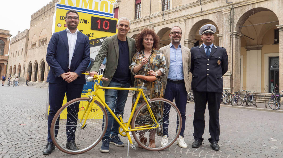 Tour de France porta indotto da 10 milioni a Rimini, alberghi occupati al 92% - Rimini; 19/06/2024: Comune RN Uff Stampa, conf.stampa Tour de France ©Riccardo Gallini /GRPhoto