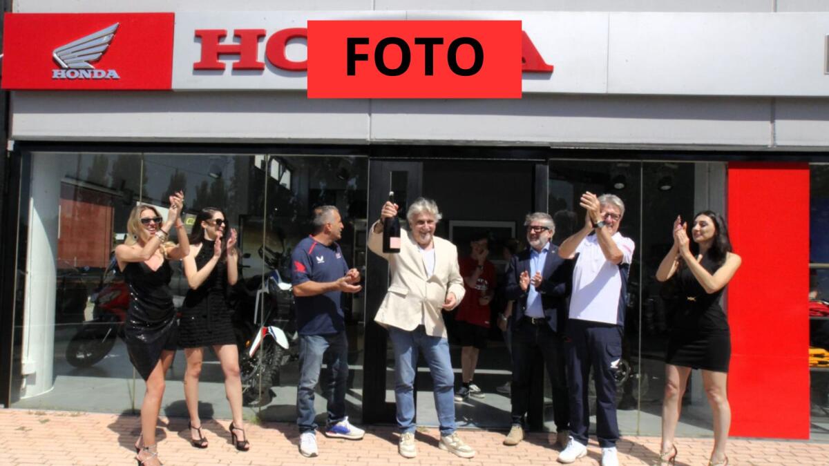 Andrea Roncato Taglia il nastro: inaugurazione della concessionaria Honda di Pesaro in Moto -