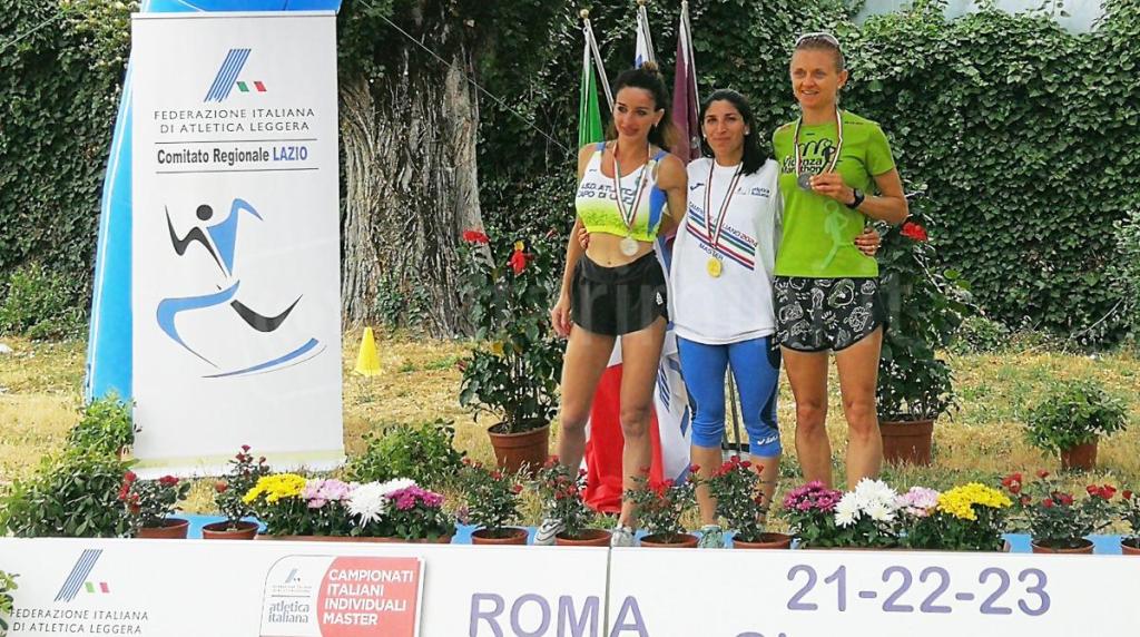 Elena sul podio degli 800 metri