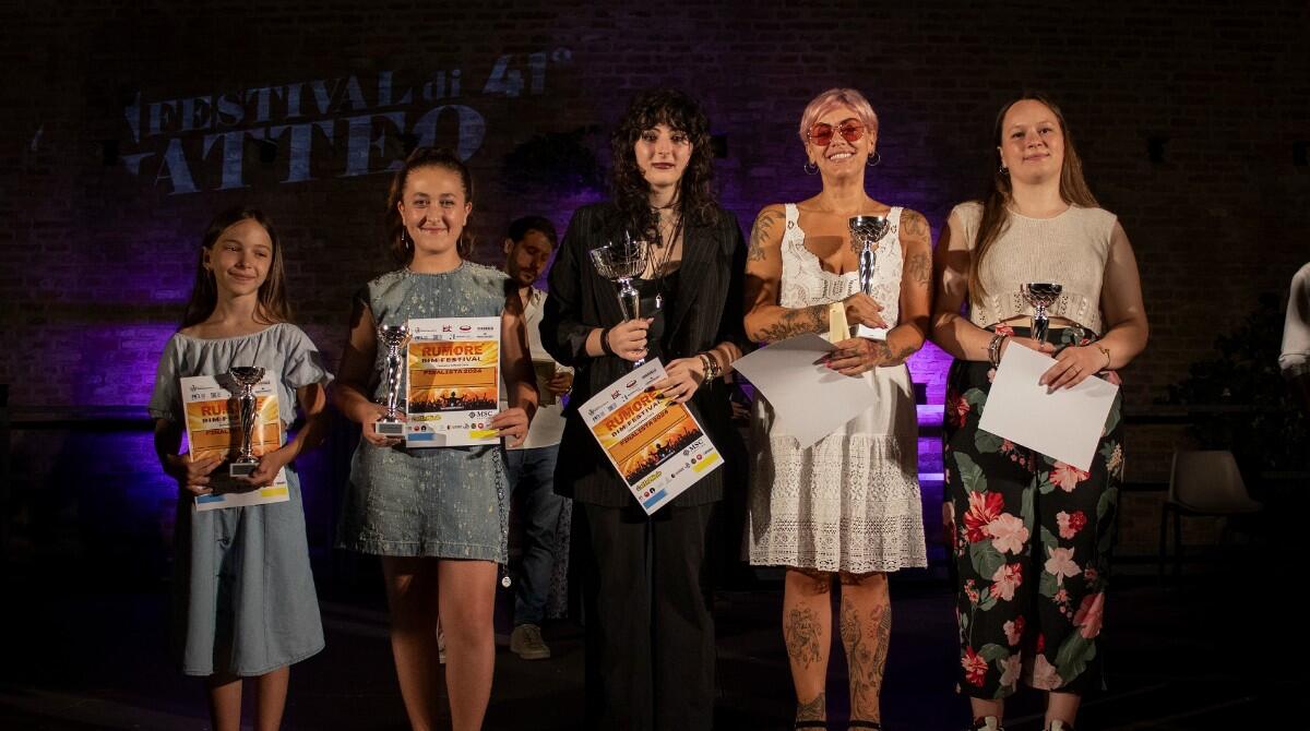 Festival di Gatteo: premiati tutti i finalisti - Podio Festival di Gatteo