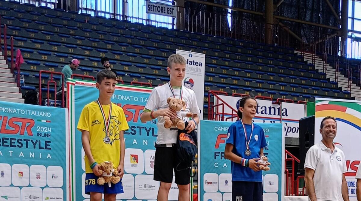 San Marino conquista il podio del Campionato italiano di freestyle - Il podio sammarinese