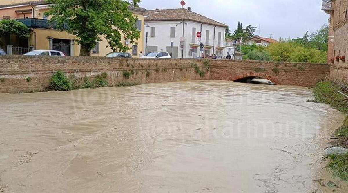 Torrente Ventena: piano di lavori per la messa in sicurezza del centro storico di San Giovanni - Il torrente Ventena FOTO BALLANTE