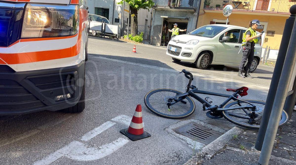 Novafeltria: ciclista sessantenne investito da un'auto - I mezzi coinvolti nell'incidente