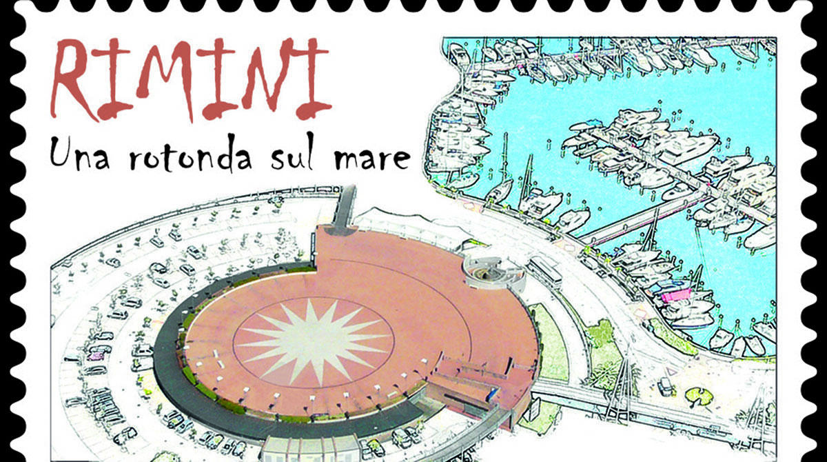 Rimini, emesso il francobollo dedicato alla città - Rimini "una rotonda sul mare"