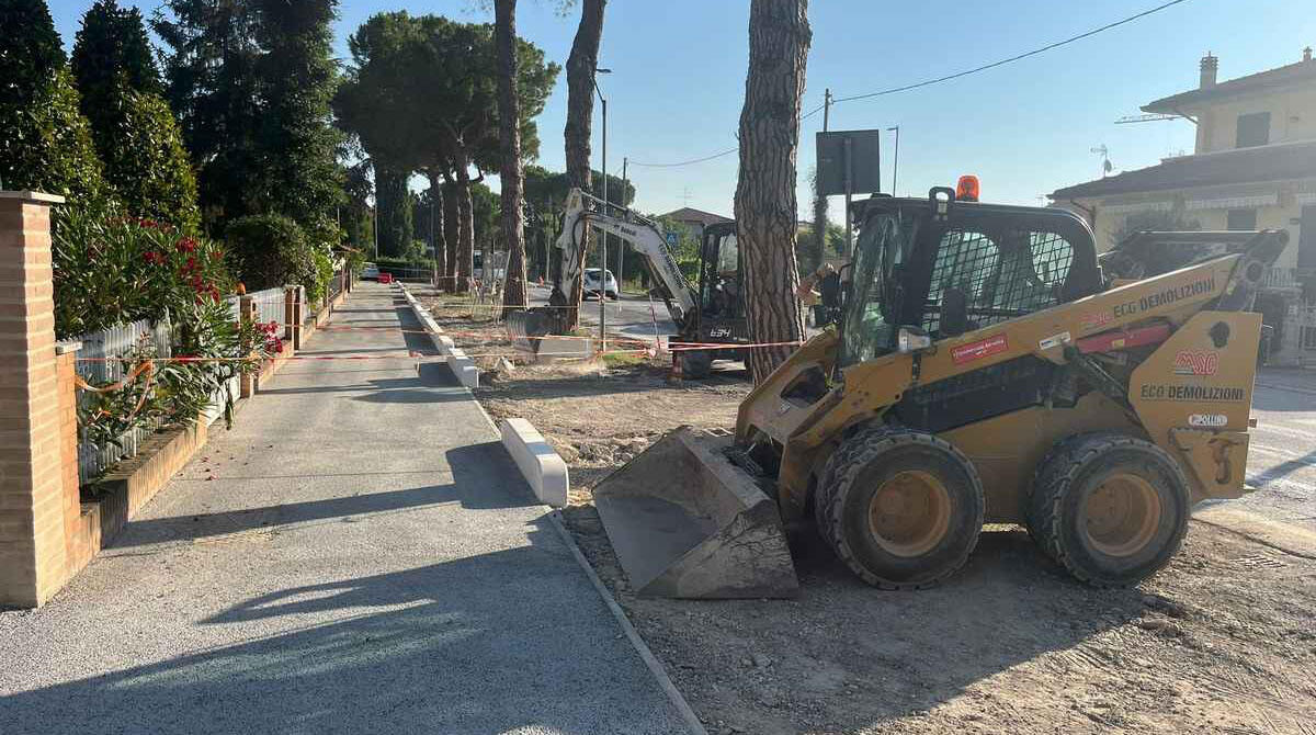 Santarcangelo sempre più ciclabile: "Diventiamo la città dei 15 minuti" - I lavori per la ciclabile di San Vito
