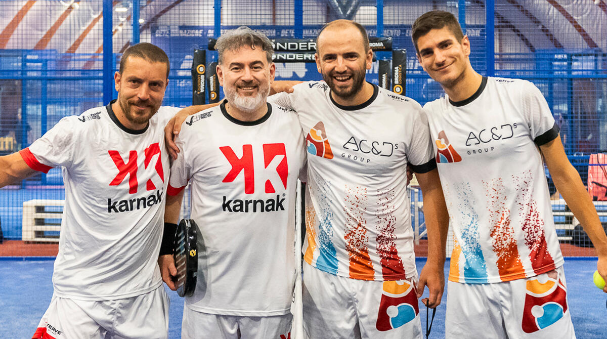 Aziende si sfidano a Padel, il torneo prosegue con Karnak in vetta -