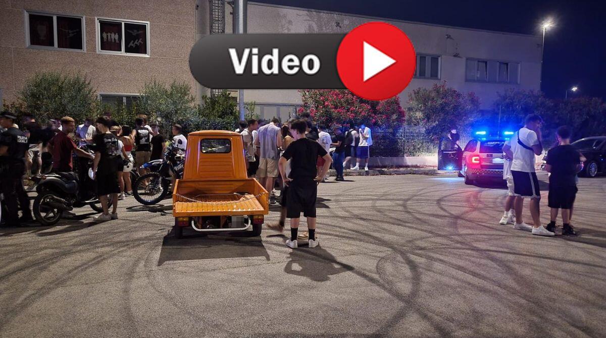 Beccati a sfrecciare con i motorini in gare clandestine: blitz della Polizia, 14 sequestri - Il blitz della Polizia Stradale alla periferia di Riccione