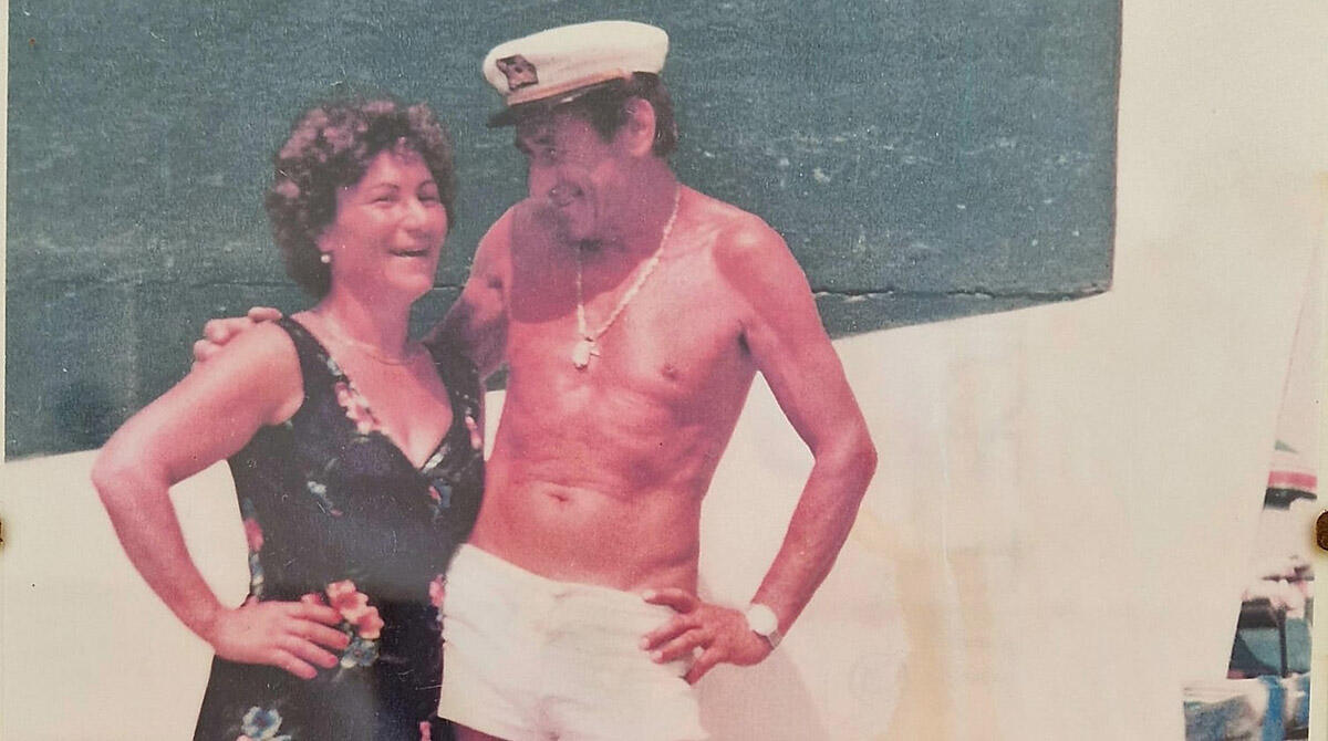 Addio Maria Casadei, storica bagnina e albergatrice di Rivazzurra - Maria e Dino Casadei