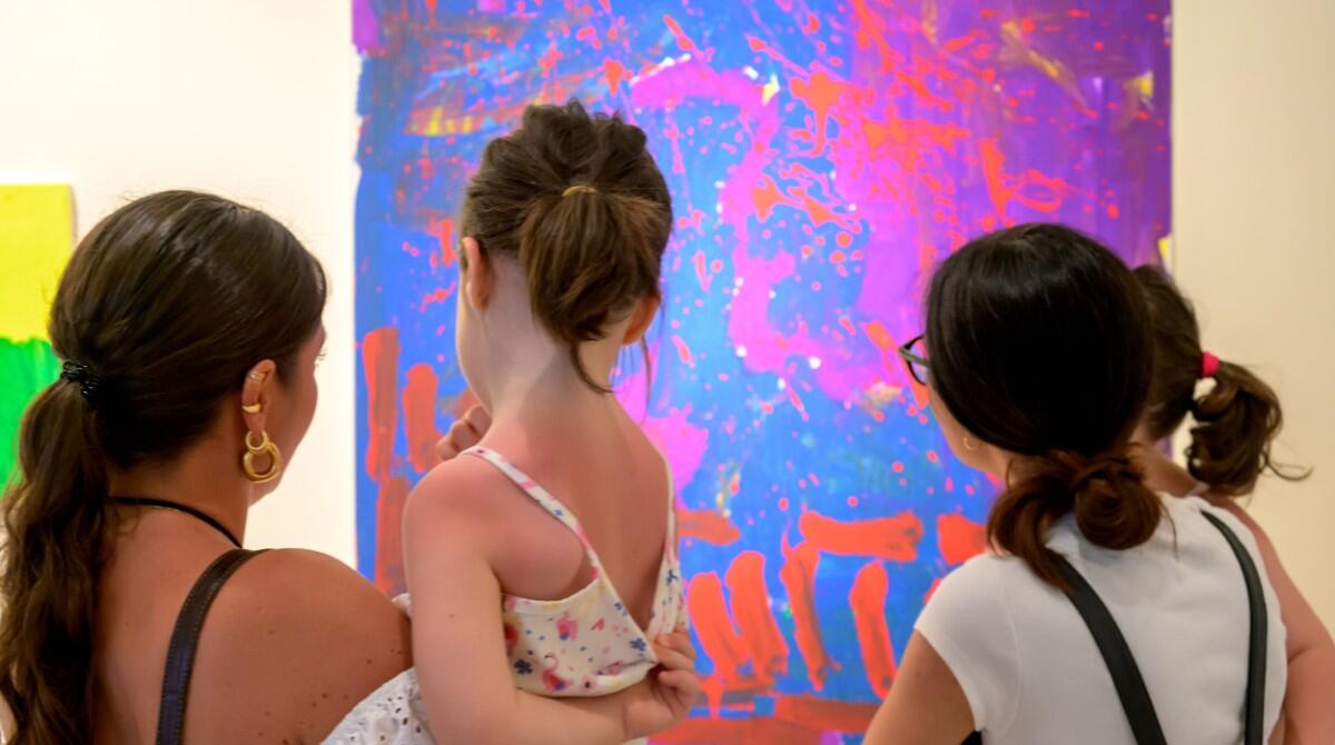 Inaugurata la mostra d'arte dei ragazzi della cooperativa Cuore 21 - Inaugurazione della mostra
