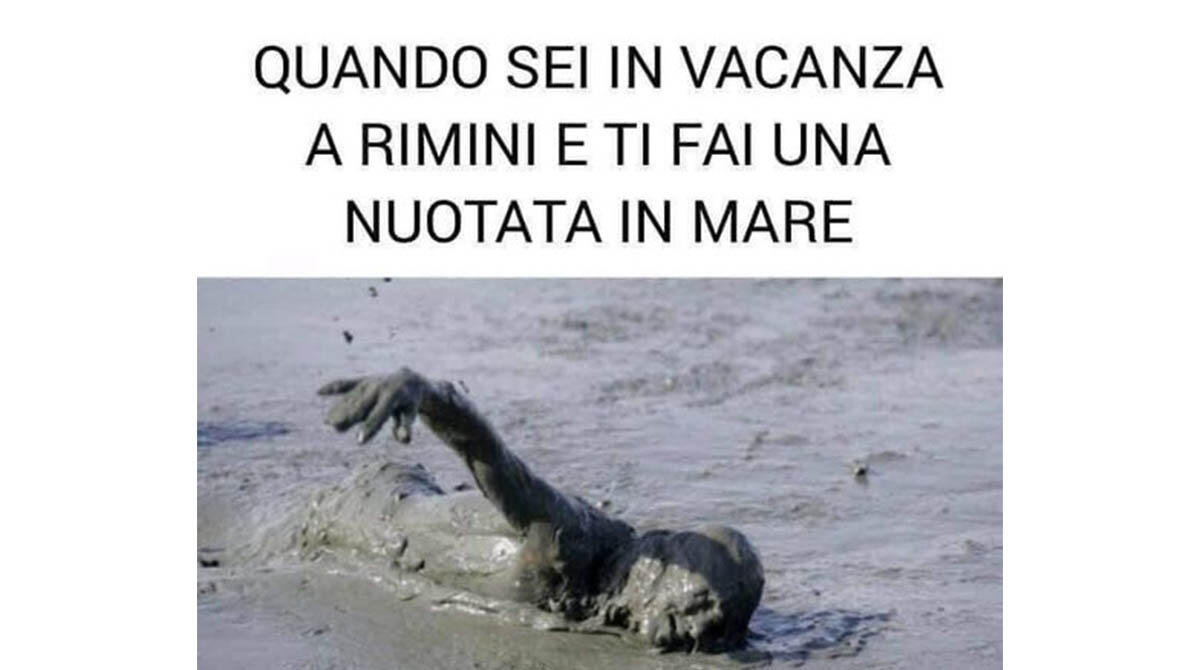 Con l'estate tornano i meme social contro il mare di Rimini. Sindaco: "Pronti ad azioni legali" -