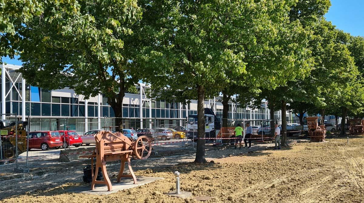 Avviati i lavori per la riqualificazione della pista ciclabile lungo la via Emilia - Pista ciclabile via Emilia
