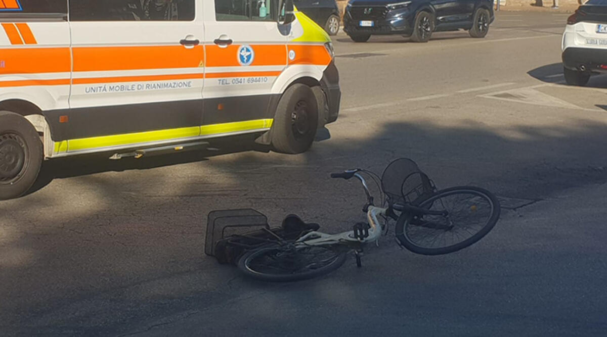 Auto contro bici in zona Colonnella: donna cade, trasferita in ospedale - Il luogo dell'incidente