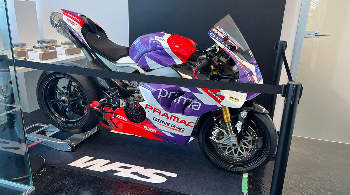 Arte su due ruote, a Novafeltria arrivano la F43 tributo di Tamburini e la Ducati Panigale V4R Replica Pramac - Ducati Panigale V4R Replica Pramac