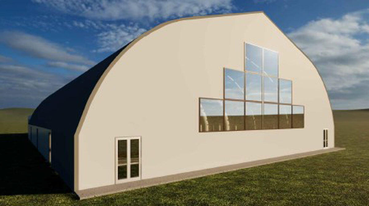 Nuove Palestra e piscina di Novafeltria: a breve apre il cantiere - Rendering di una struttura simile a quella che sarà realizzata a Novafeltria
