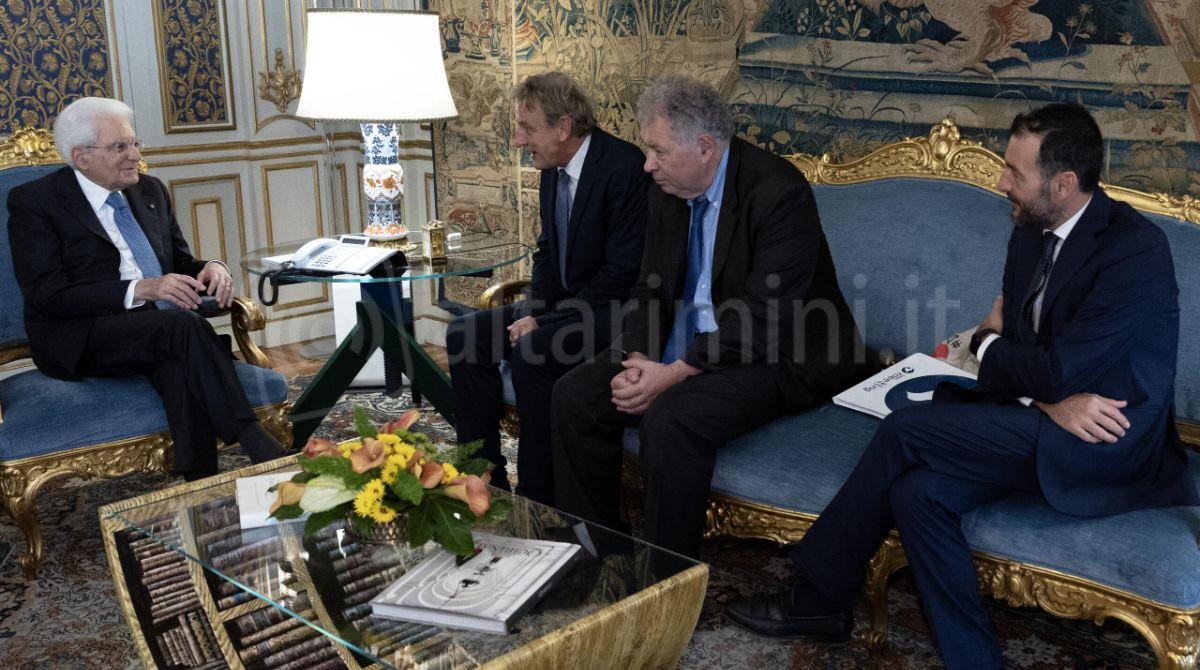 Il Presidente Mattarella ha ricevuto i vertici del Meeting di Rimini - 