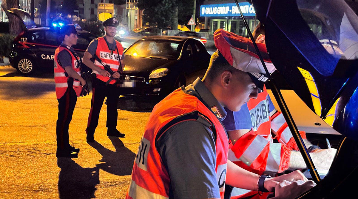 Notte Rosa e bilancio nero: 3 arresti e 14 denunce nel fine settimana riminese - Controlli dei Carabinieri