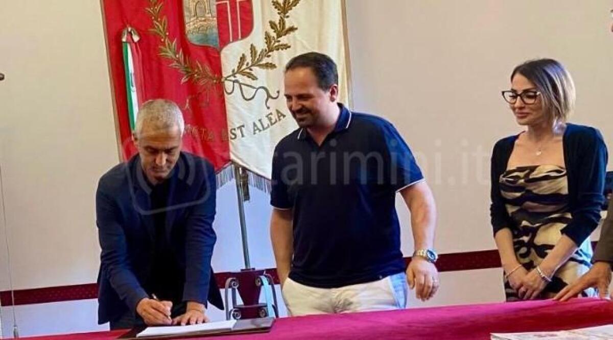 Firmata la convenzione Comune-Rimini Calcio per il nuovo centro sportivo 'Area Ghigi' -