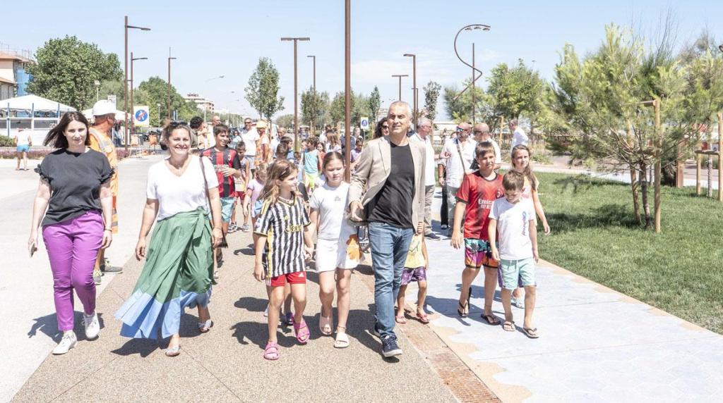 Rimini; 12/07/2024: Comune RN Uff Stampa, parco del mare piazzale gondar©Riccardo Gallini /GRPhoto