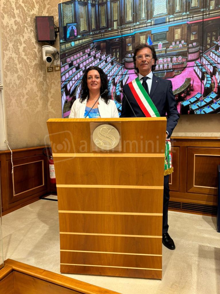 L’assessore Pecci e il sindaco Ugolini