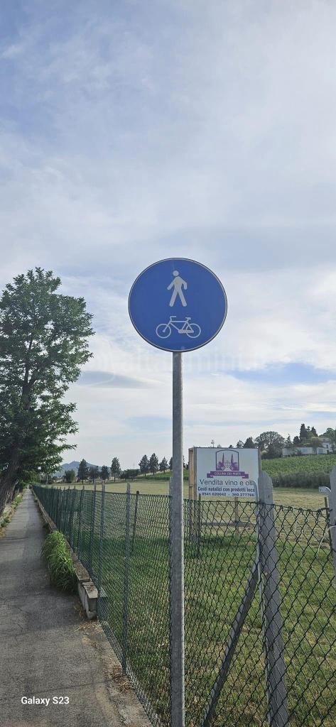 La ciclabile sulla via santarcangiolese