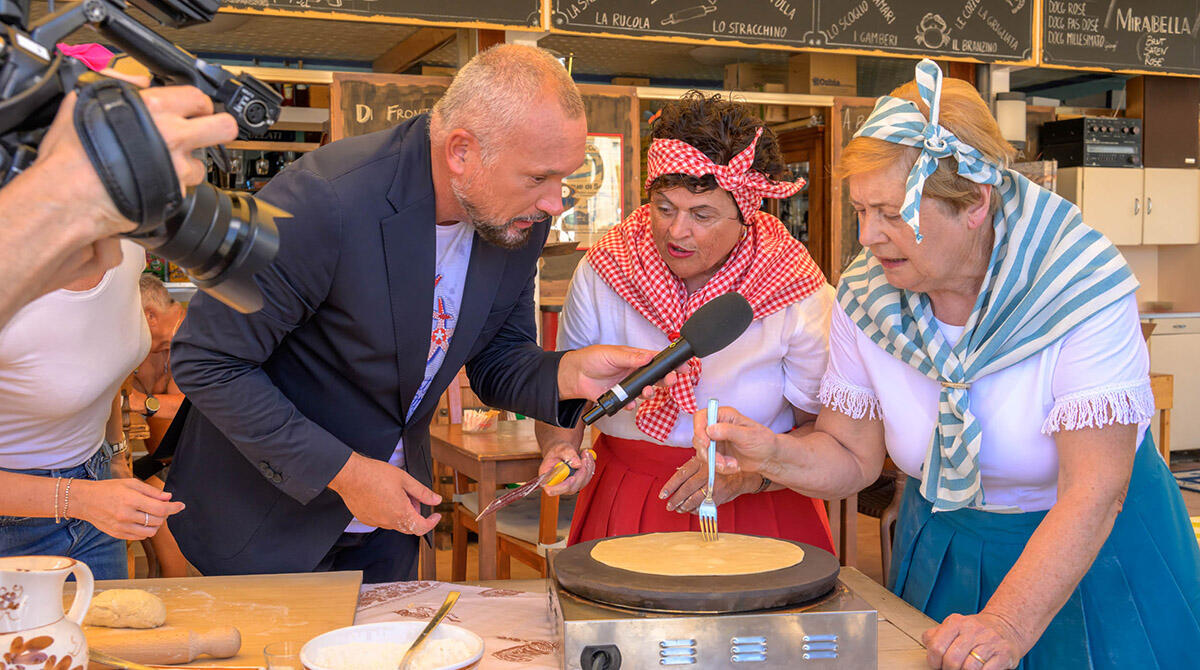 Sapori e tradizioni romagnole: Riccione protagonista della trasmissione tv UnoMattina - UnoMattina Estate a Riccione (foto di D.Casalboni)