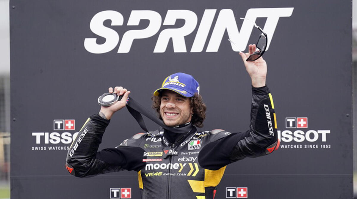 Da Bezzecchi a Casadei: 8 campioni delle due ruote si raccontano al motoclub Pasolini - Marco Bezzecchi (foto Ansa)