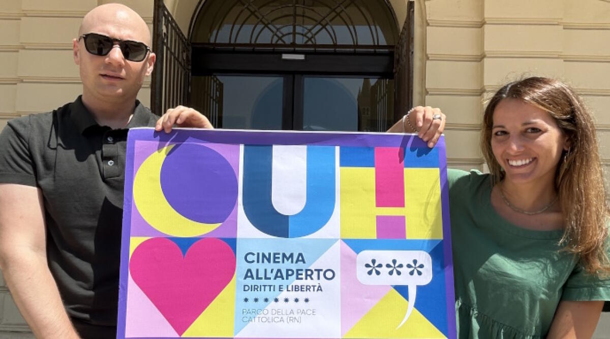 A Cattolica Out!: al via la rassegna cinematografica su diritti, parità di genere ed ecologismo - L'assessora Gabellini e il consigliere comunale Marvo Bochatay Magnani