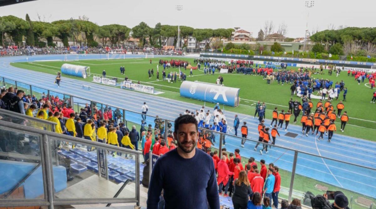 La nuova pista d’atletica lancia la volata: in arrivo a Riccione duemila atleti per i campionati Csi - L'assessore allo Sport Simone Imola