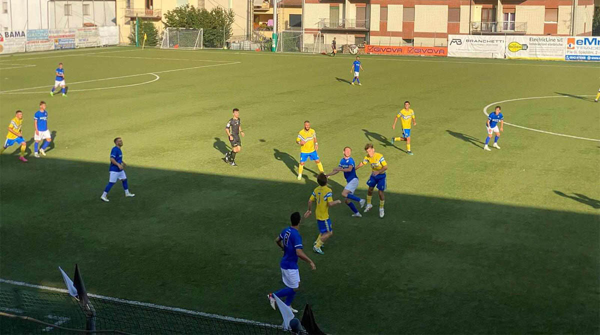 Novafeltria, gioia e dolori: imperiosa vittoria con la Sampierana (1-3) ma Piva va k.o. -