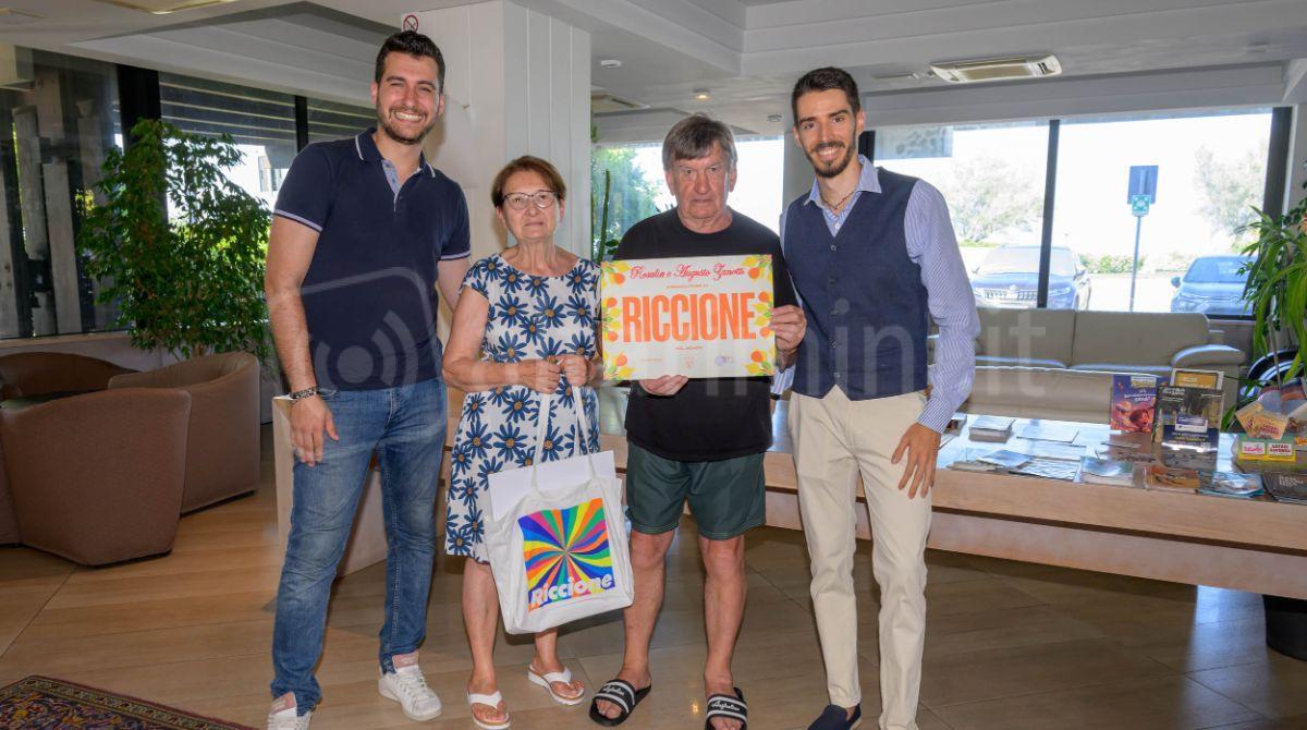Augusto e Rosalia da Castel San Pietro alla Perla Verde: 52 anni di amore per Riccione - Ph Casalboni