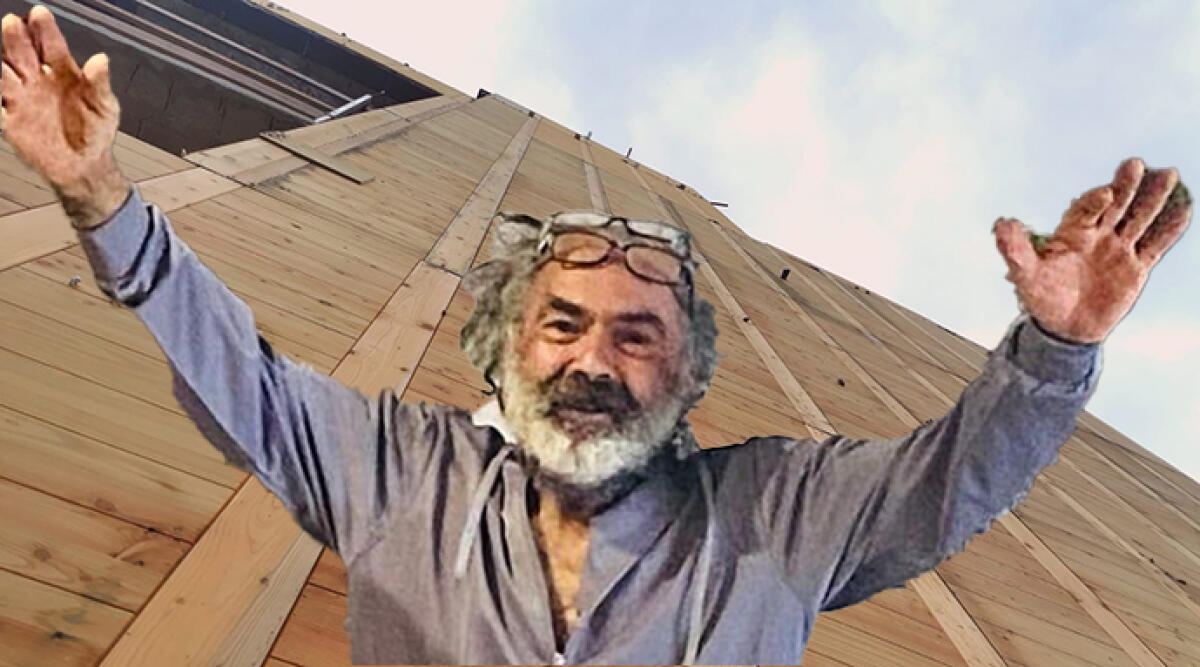 62enne riminese costruisce da solo un intero hotel di quattro piani in legno - Renzo Bianchi