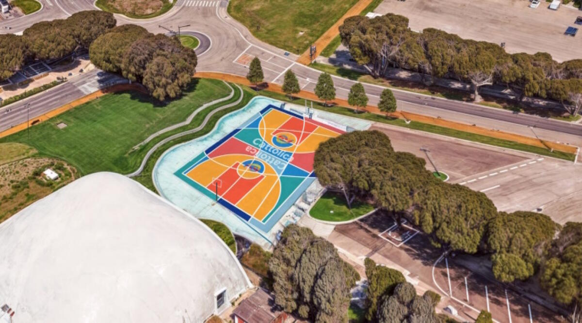 A Cattolica in arrivo il nuovo campo da basket, Sindaca e Assessori: “Un sogno che diventa realtà” - Il progetto del campo presentato alla Regione
