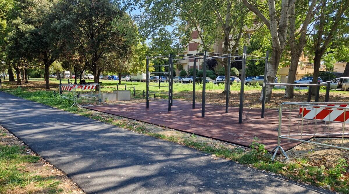 Conclusi i lavori al Parco Briolini di San Giuliano: pronte la palestra, videocamere e l'illuminazione - Parco Briolini