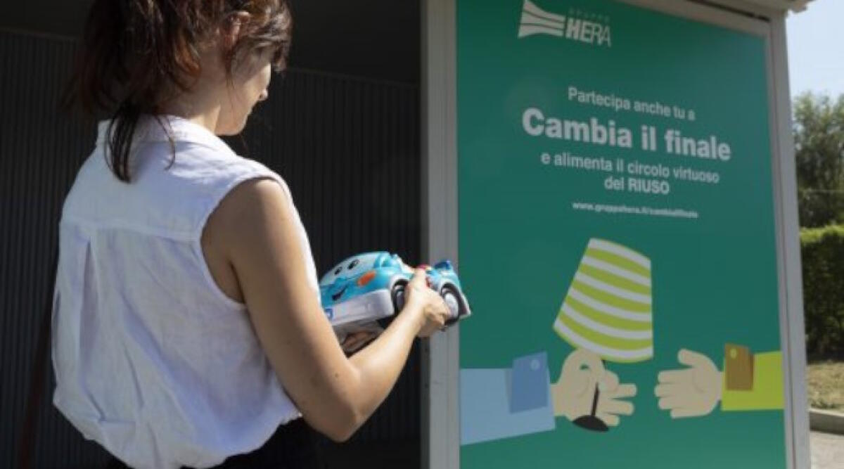 “Area del Riuso” alla stazione ecologica di via Nataloni: i numeri dell’iniziativa per un’economia circolare - Area del riuso
