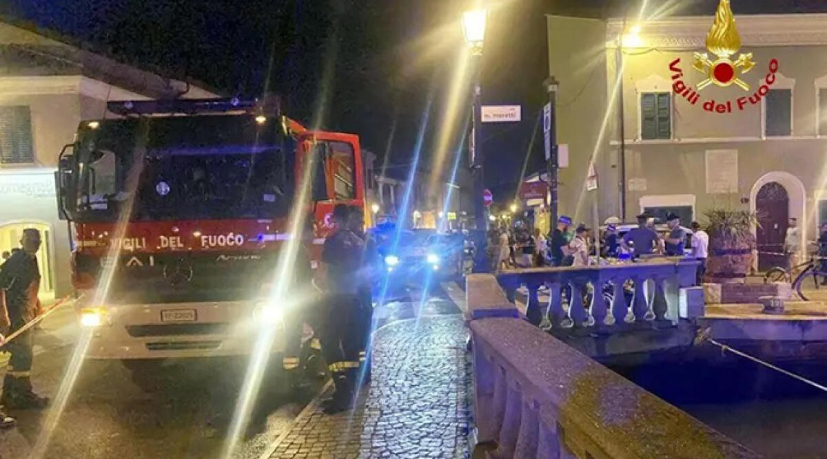 Ritrovato senza vita nel porto canale il dipendente comunale scomparso a Cesenatico - I vigili del fuoco sul porto canale