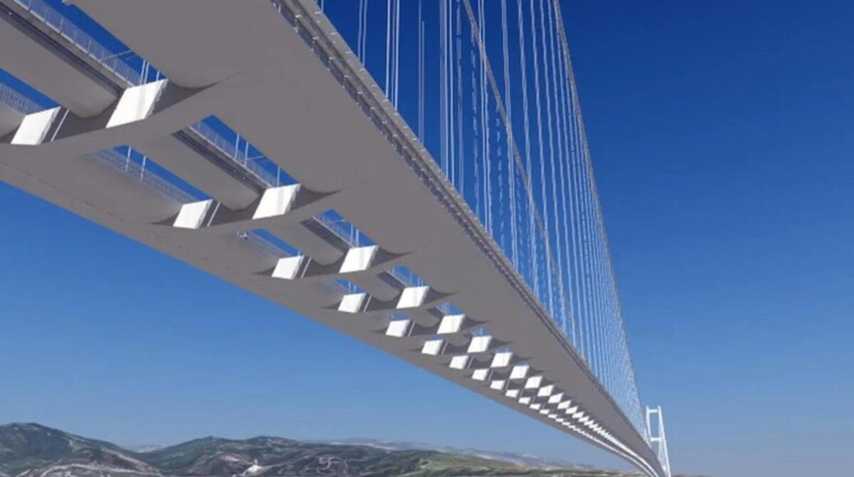 Plastico del Ponte sullo Stretto "spunta" al Meeting di Rimini - PH ANSA