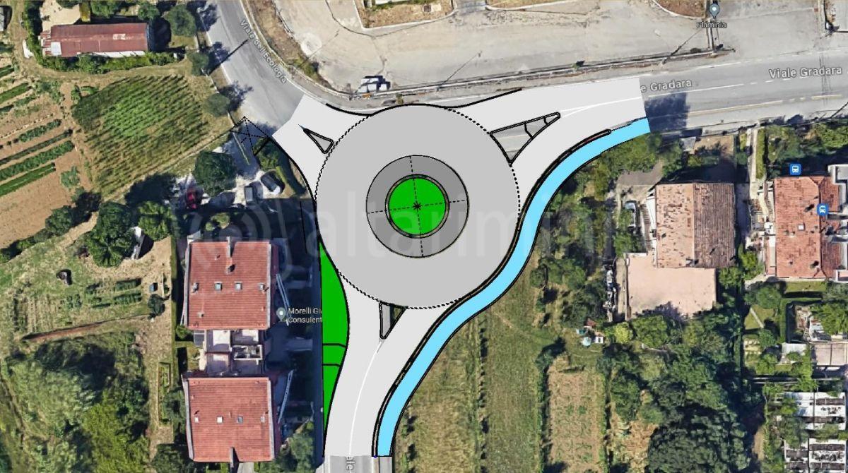 Nuova rotatoria alla zona artigianale: più sicurezza e meno traffico tra Riccione e Coriano - Il progetto della rotatoria