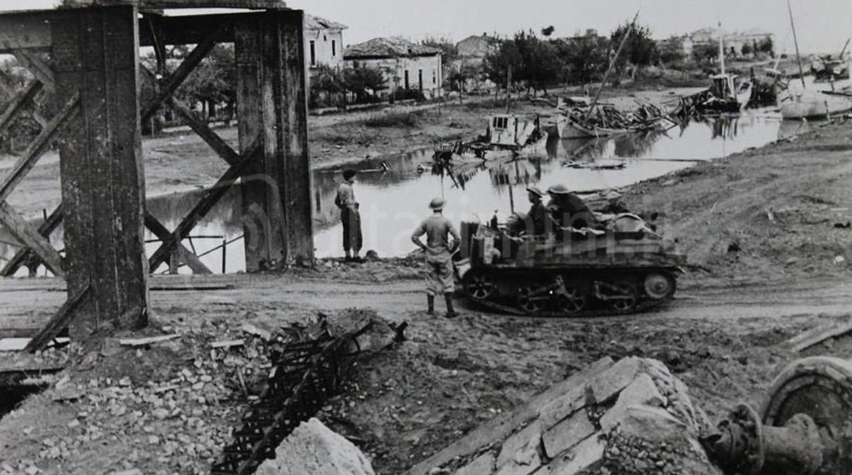 Bellaria Igea Marina pronta a celebrare l'80° anniversario della Liberazione - Truppe sul fiume Uso
