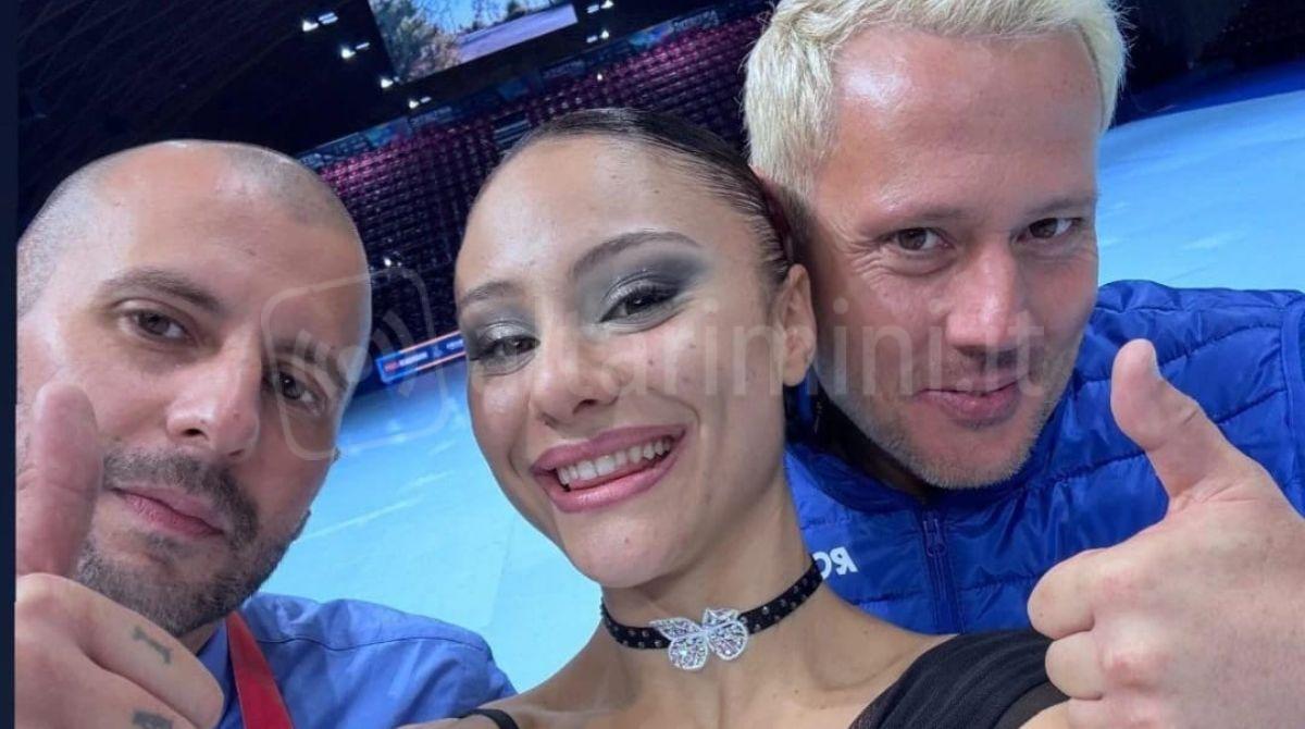Andrea Mandolesi e Benedetta Altezza campioni corianesi di Skateboarding ai mondiali di Pattinaggio - Benedetta Altezza con Elia Campagna