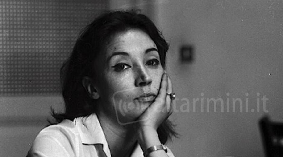 Rimini omaggia Oriana Fallaci: a lei intitolata una rotatoria a Viserba - Oriana Fallaci (foto Ansa)