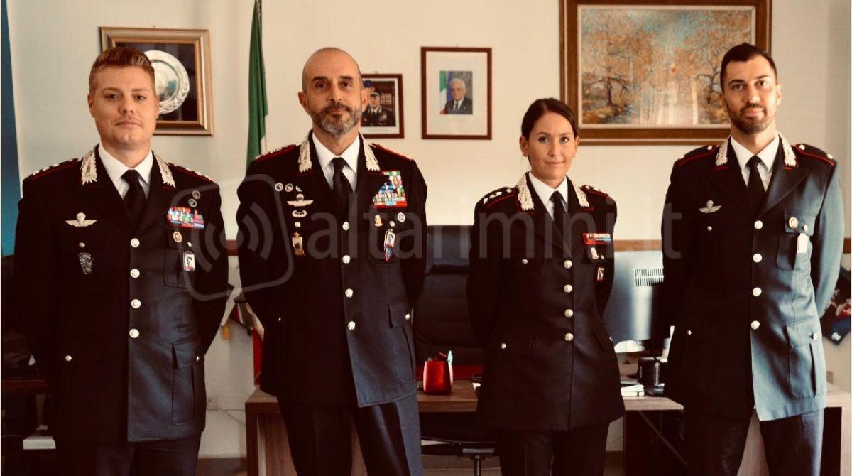 Carabinieri: cambio al vertice della Compagnia di Rimini, Novafeltria e della Tenenza di Cattolica - I nuovi ufficiali in forza a Rimini