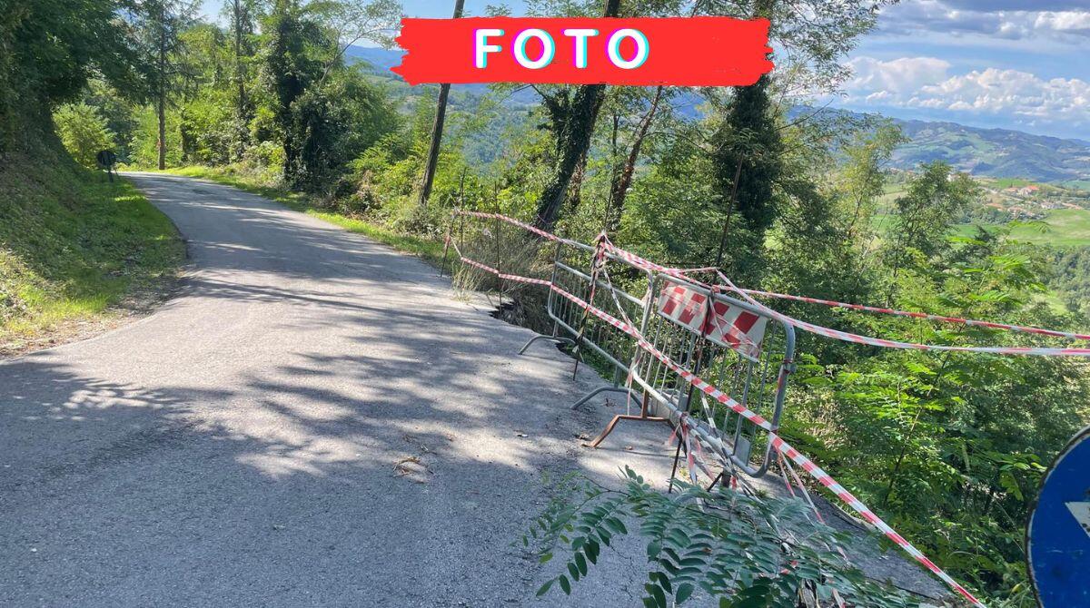 Frana sulla strada per Pian del Bosco, ristoratore esasperato: "Perticara località turistica? Infondato" -