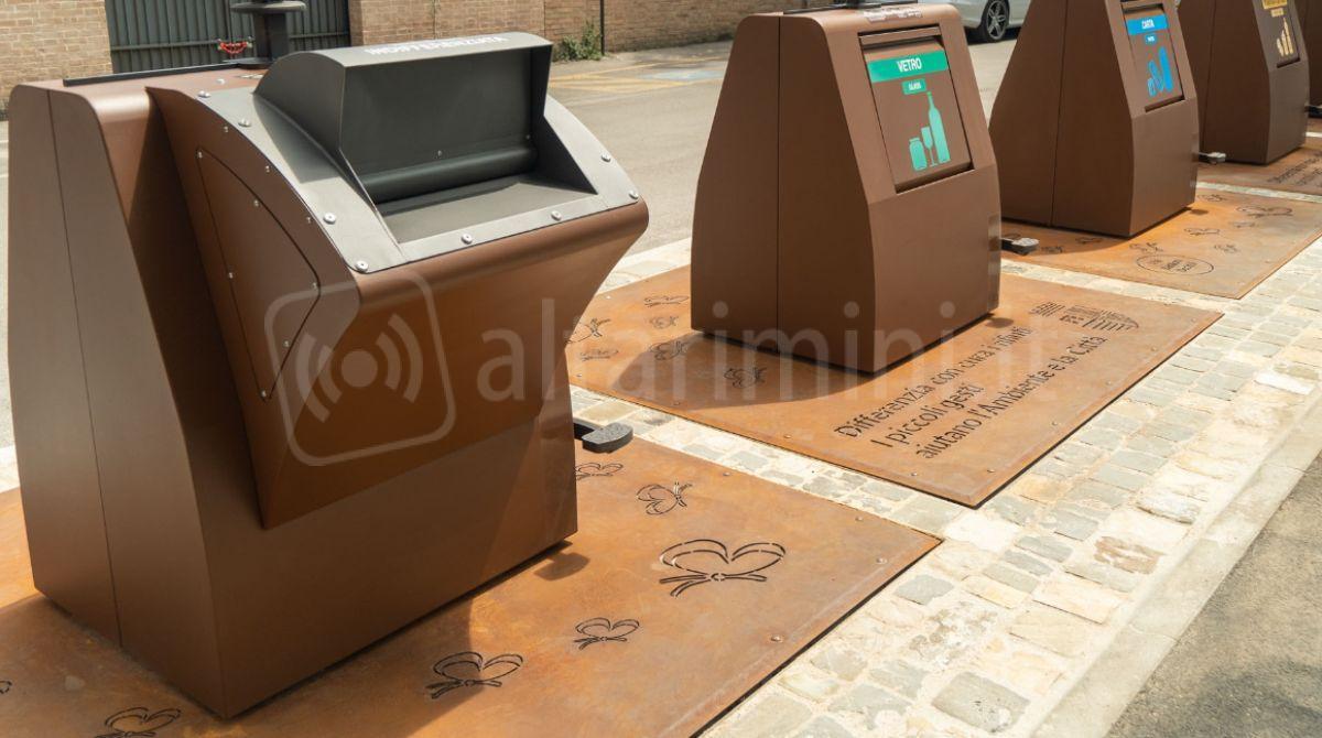 Arriva l'ottava isola ecologica interrata in centro a Rimini - 