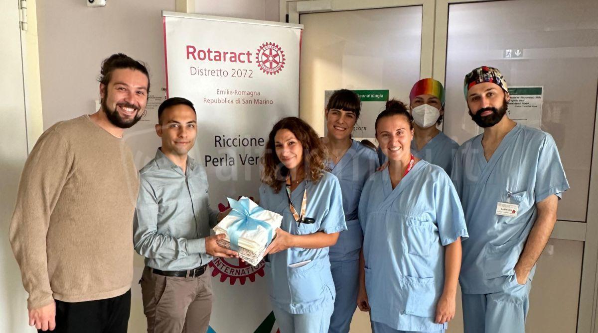 Rotaract Club Riccione dona tessuti di cotone alla Terapia Intensiva Neonatale -