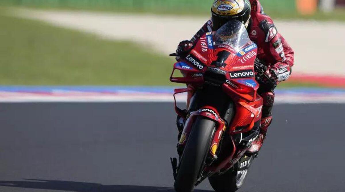Motogp: Bagnaia in pole a Misano davanti a Martin e Bastianini. Indietro Marquez (7°) - PH ANSA